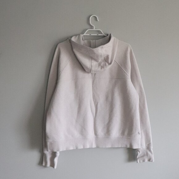 Lole Womens White Sz XXL Full Zip Comfy Athletic Casual Fleece Hooded Sweater - Picture 2 of 14